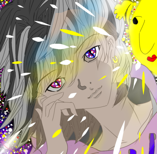 男子をかこうとしてみた　色塗り1