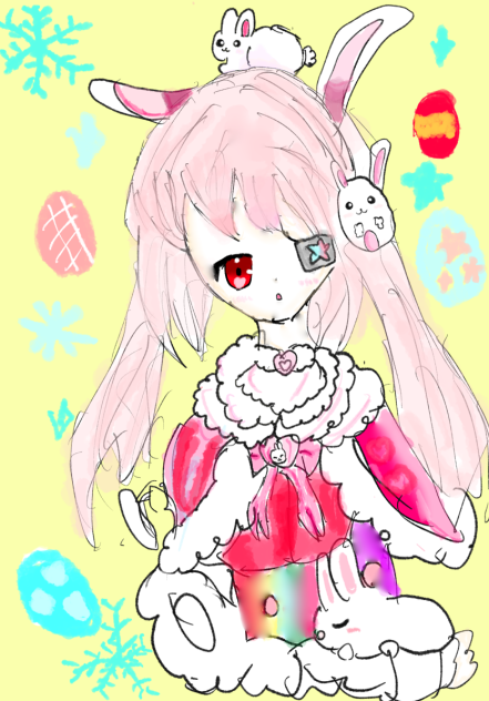 うさぎの女の子