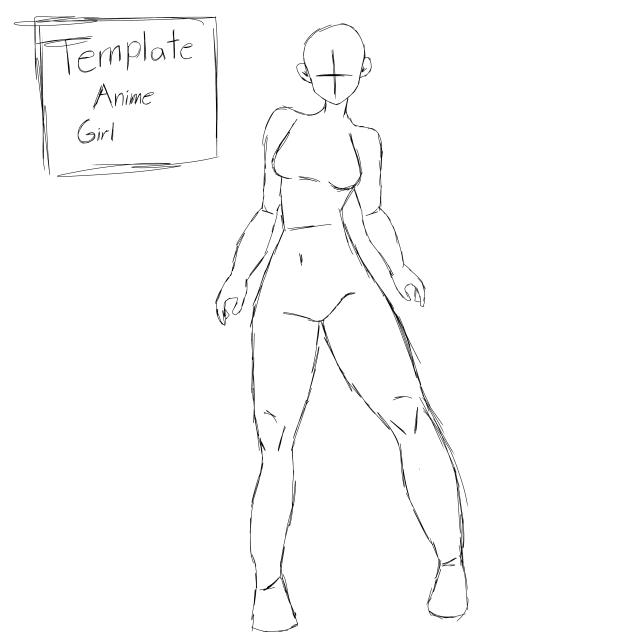 Anime Girl Template