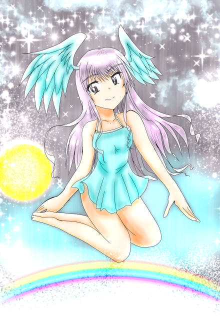 変身した、クリスマス前の天使さん