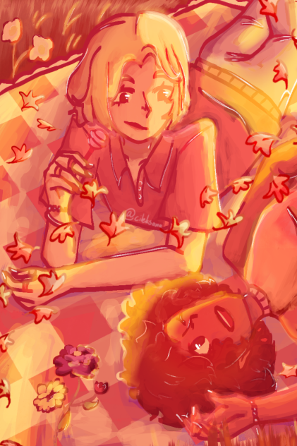 Heartstopper Darcy x Tara Fanart
