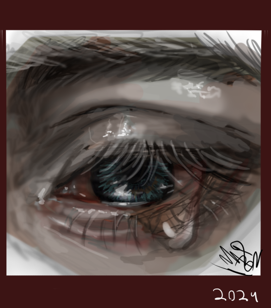 crying eye - ibisPaint