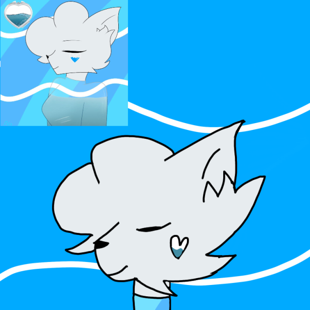 Trying to draw what Audrie drew me