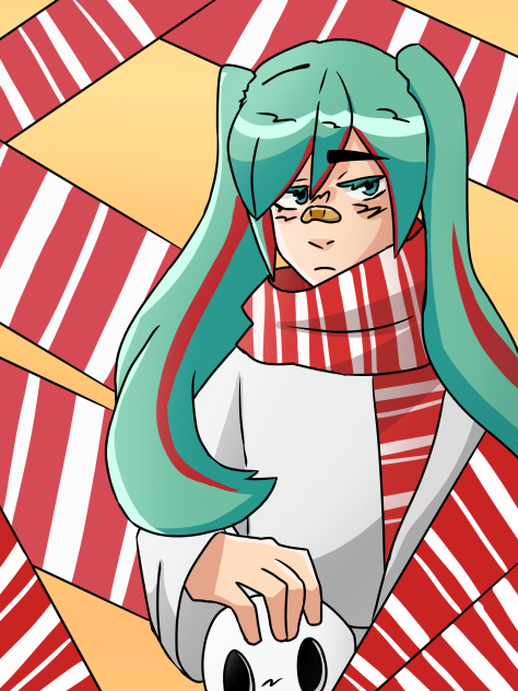 Miku(sketch is mine)