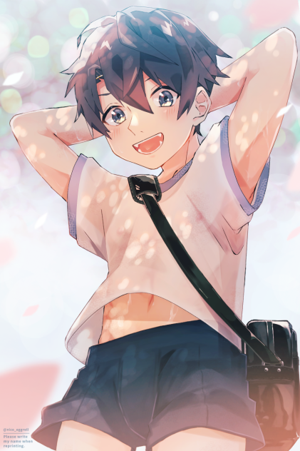 部活体験帰りのDC