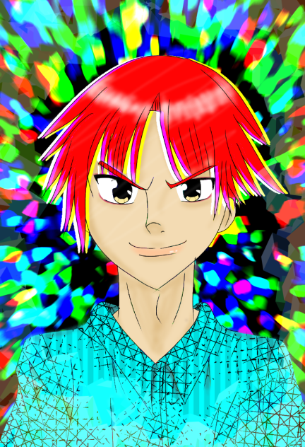 渡邊友紀さんの線画を塗らせていただきました2
