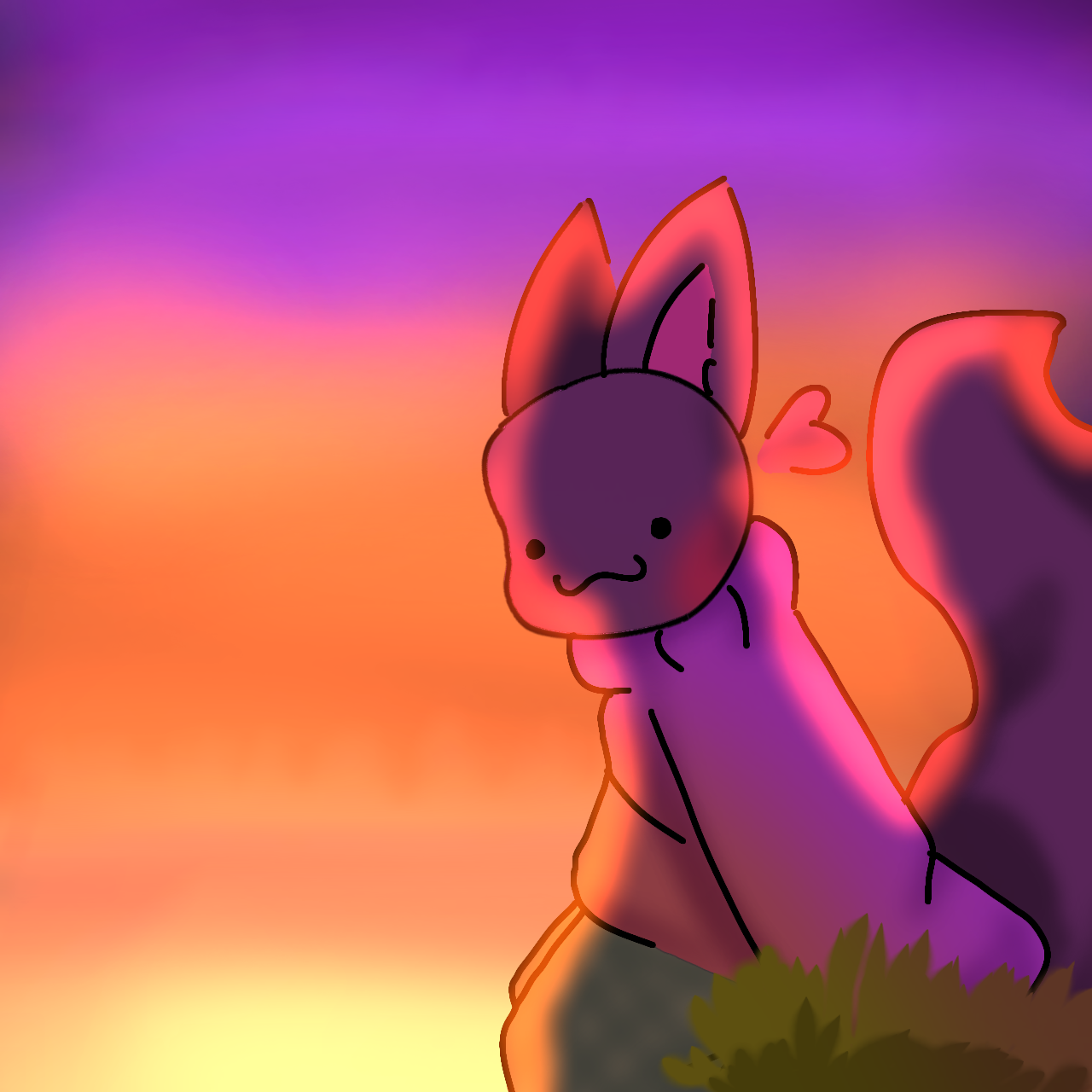 looking at the view - ibisPaint