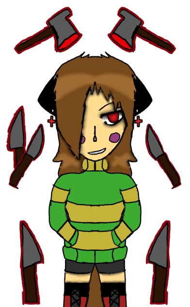 Chara from undertale - ibisPaint