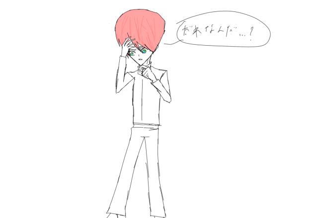 何かを思い出す人（擬人化したやつね）