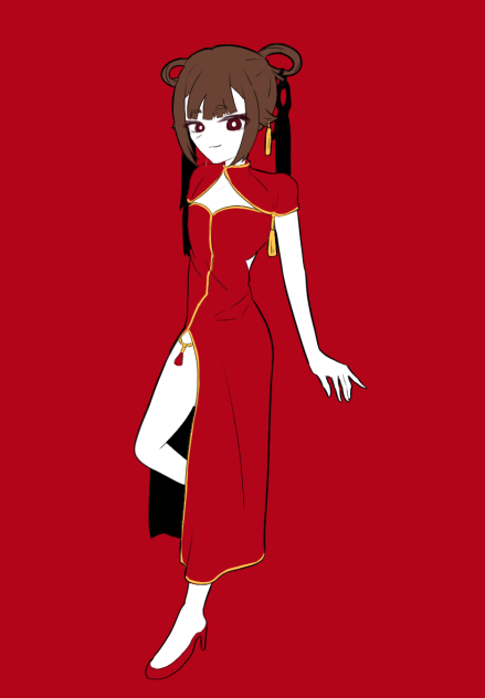 代理にチャイナ服