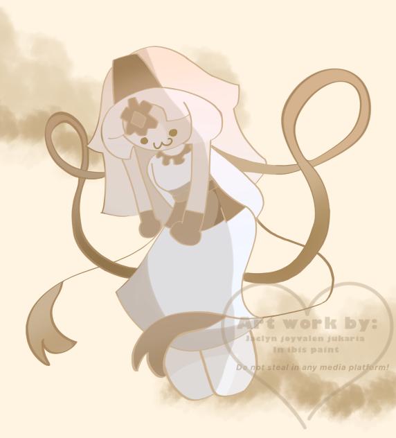 Drawing mystic flour by memory