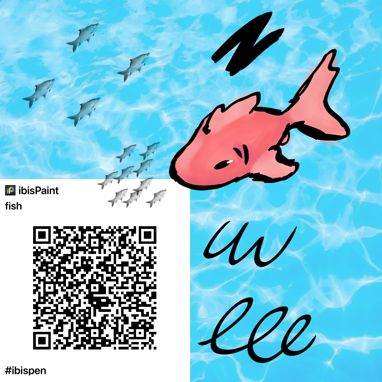 brush out of fish - ibisPaint