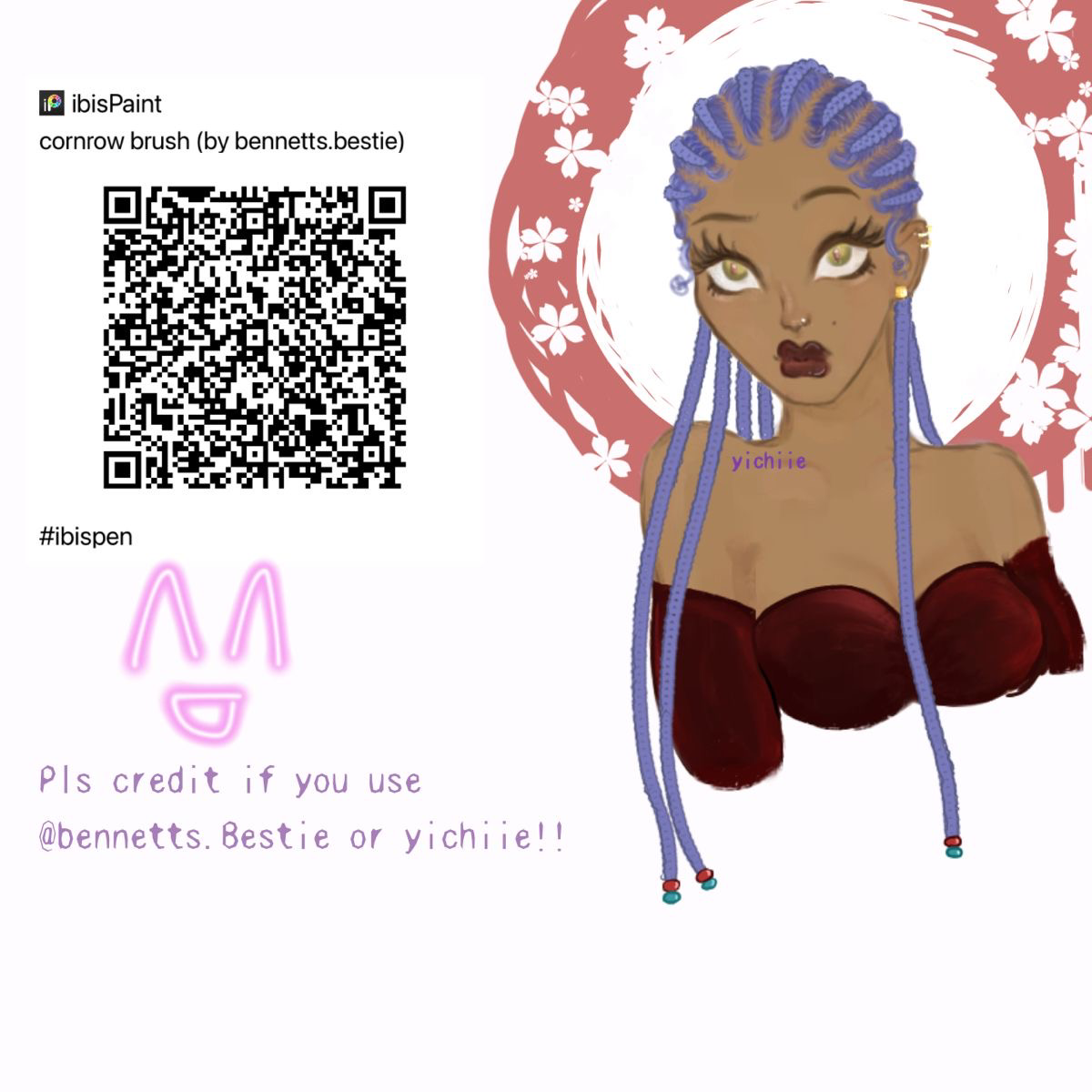 Cornrow brush - ibisPaint