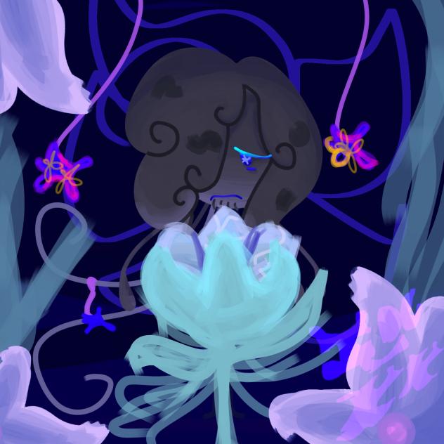 little crying moonflower