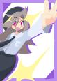 Pow! Peace out of the tiny canvas
