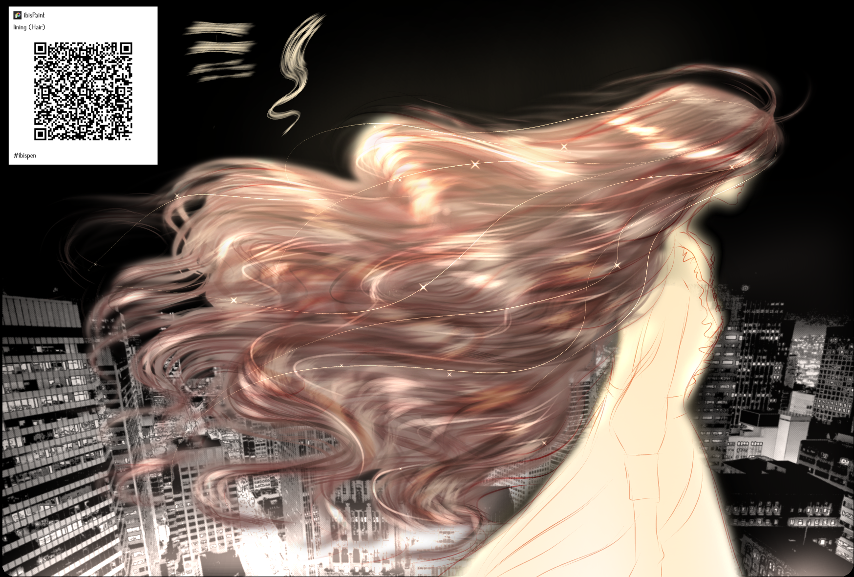 hair practise 2 - ibisPaint
