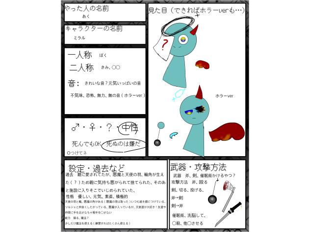 #最高のキャラクターを　に参加させていただきました！