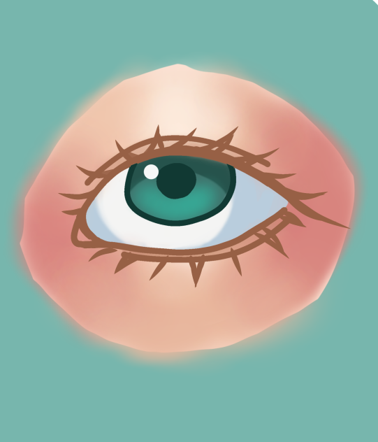 airbrush eye 👁️