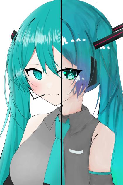 Why am I colouring so many Miku😭