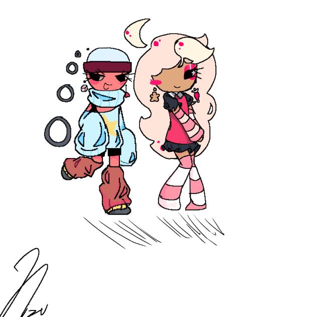 Ginger n Gigi request Gamblecookie idk