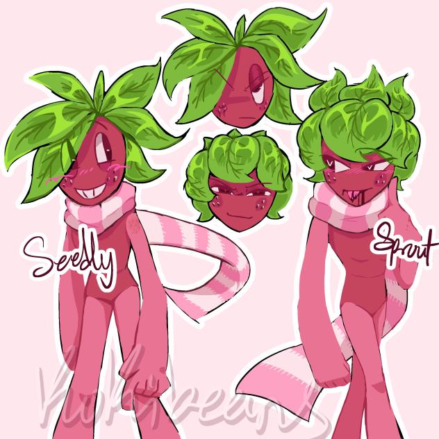 Yandere Sprout and Seedly! (Colored)
