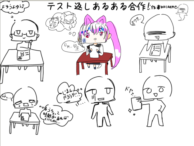 テスト返しあるある