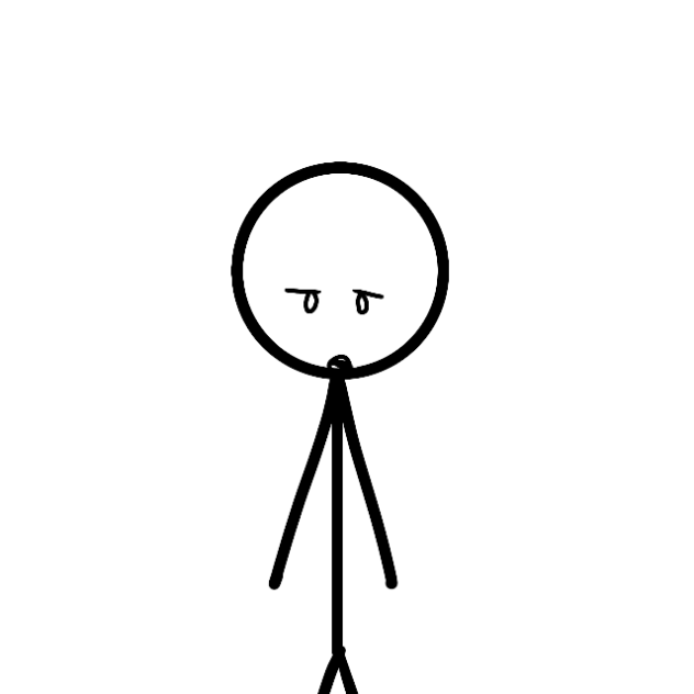 Stickman being mad