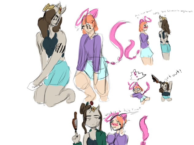 My oc’s just moved in together