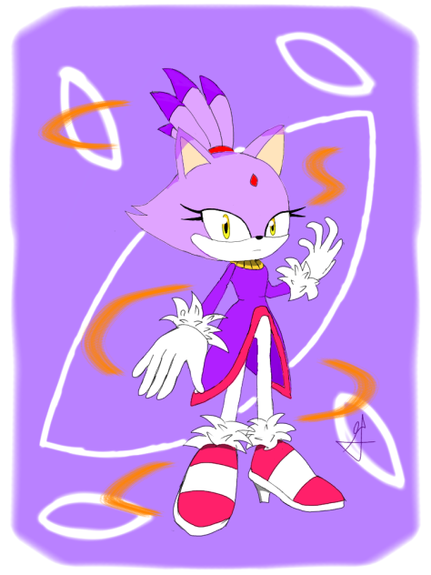 blaze the cat