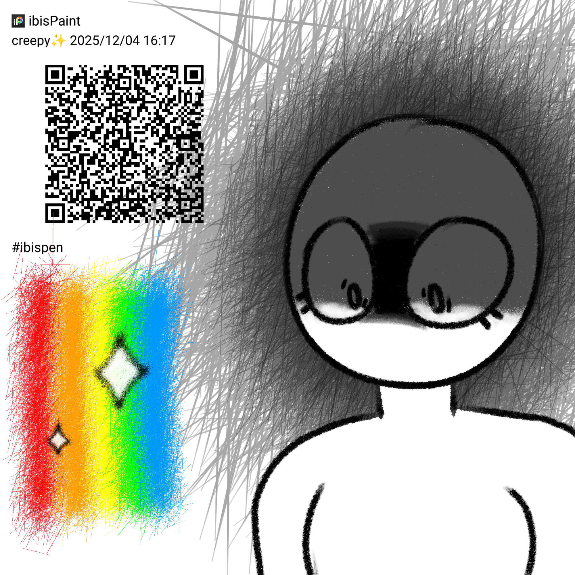 Creepy brush - ibisPaint