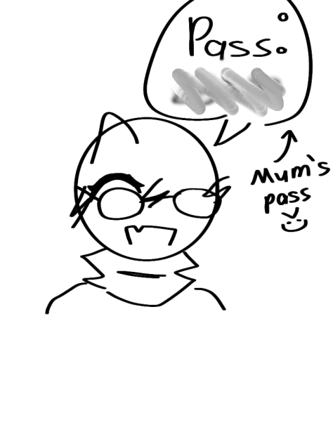finally found out my mum's phone pass lo