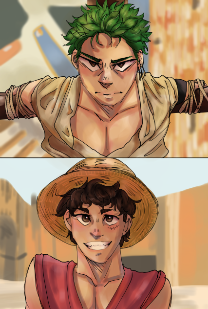 Zoro and Luffy(Fan Art)