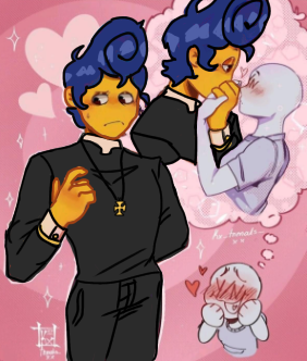 Priest x YN not originally mine