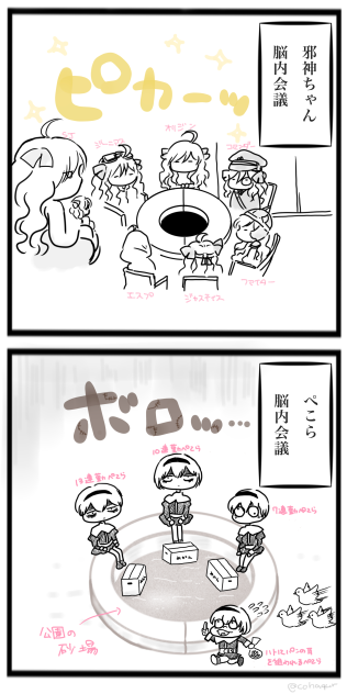 邪神ちゃんぺこら脳内会議