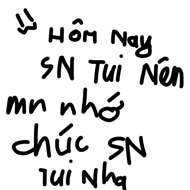 chúc mừng sinh nhật tui