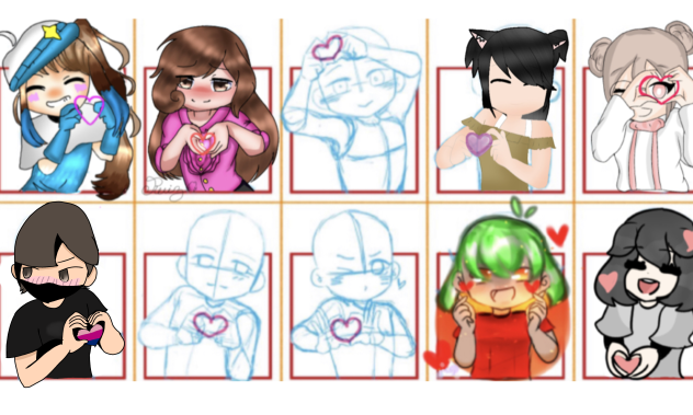 Heart collab I think - ibisPaint