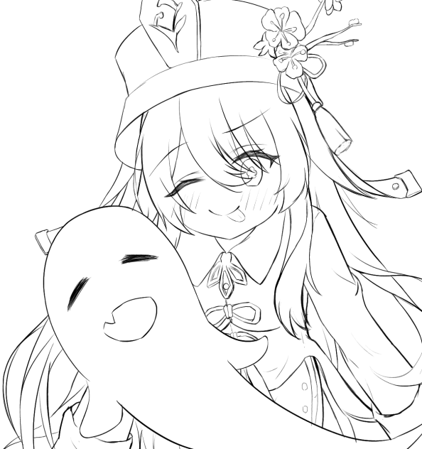 無題171 ふーたお 塗り絵