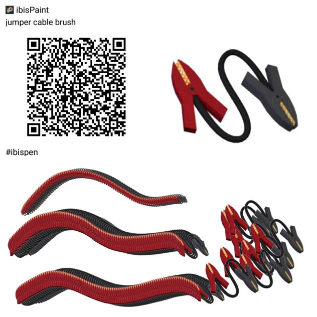 jumper cable brushღ𖤐٭ツ