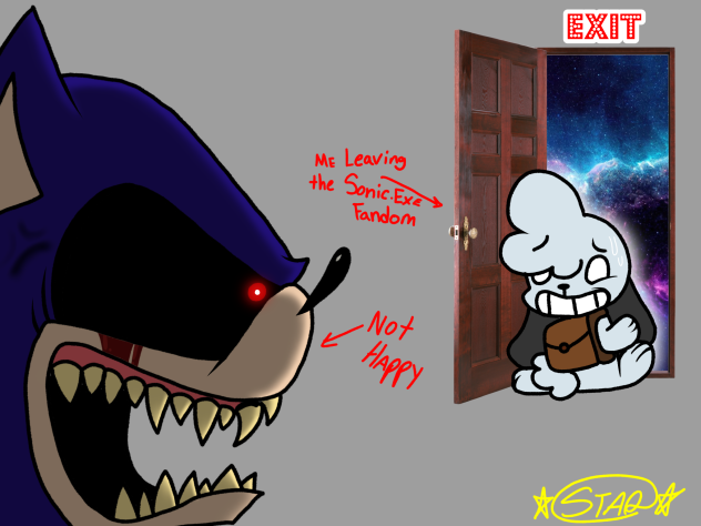 Bye Sonic.EXE I’m out of the box