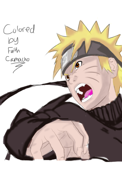 DIGITAL ART (me coloring free line art)