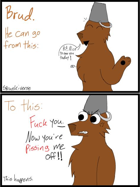 Sprunki- Brud can get Angry