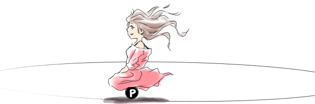 移動する点p