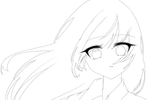 秋が彩る(線画)