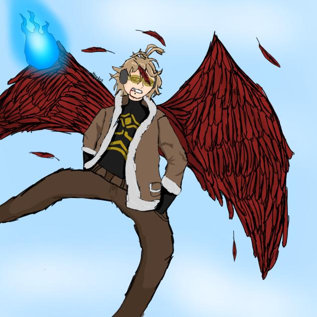 Hawks and dabi fight