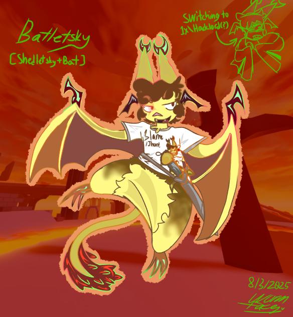 Batletsky!, Shedletsky and the word bat