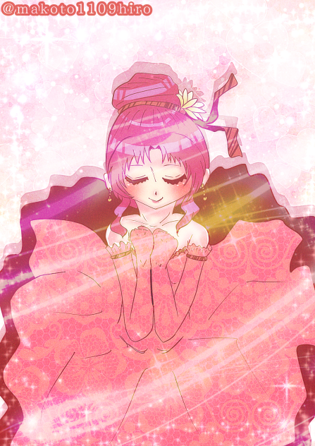 ピンクな花嫁