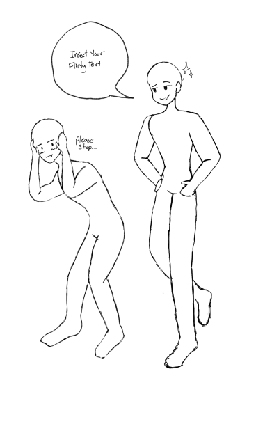 Awkward x Flirty Collab By Freakee!