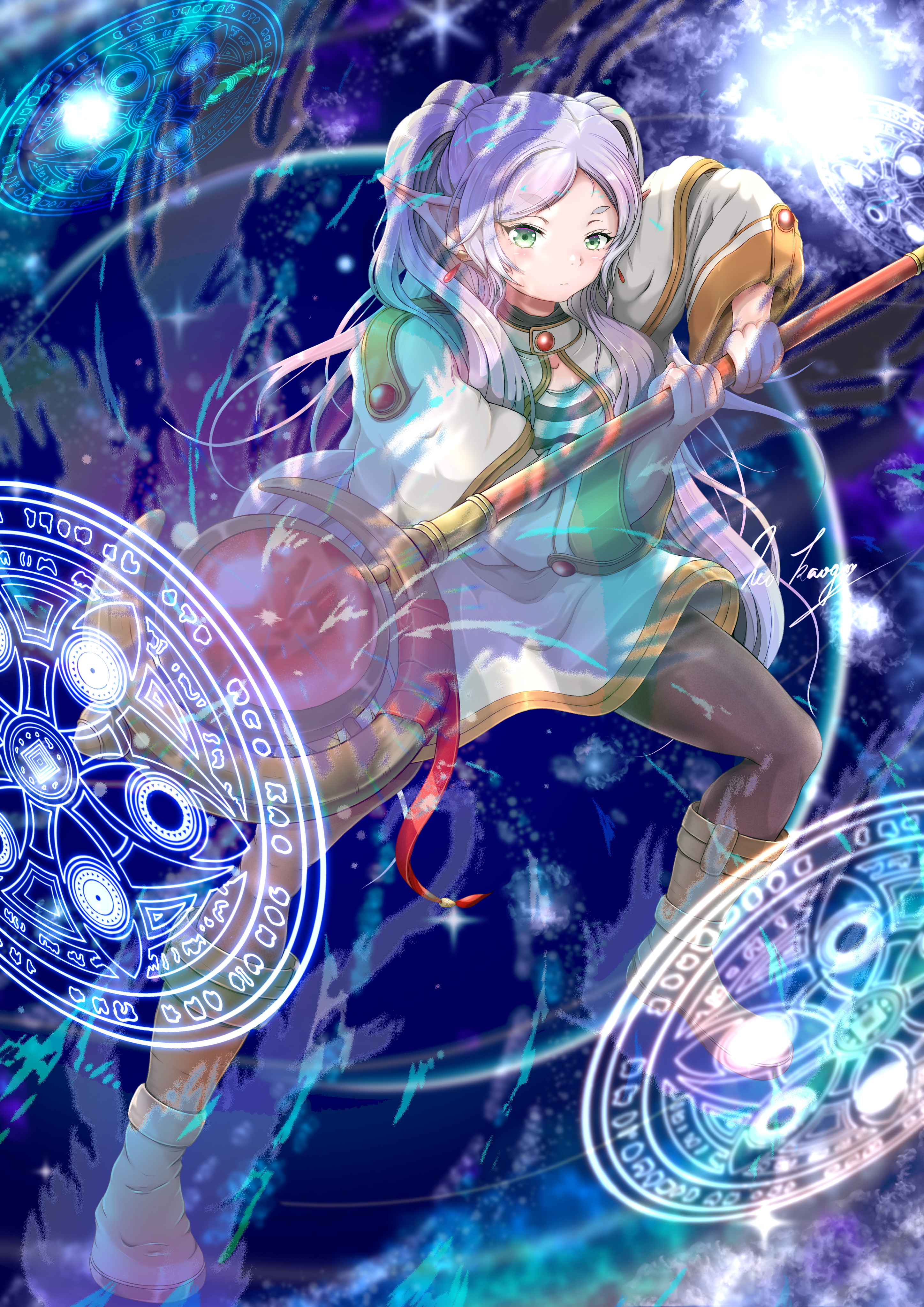 フリーレン ファンアート フリーレン様 ファンアート ゾルトラーク！ - ibisPaint