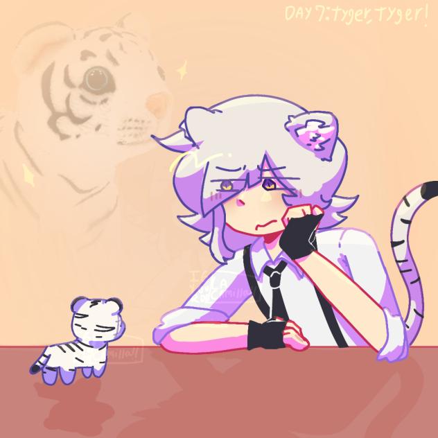 Tyger, Tyger (day 7 inktober)