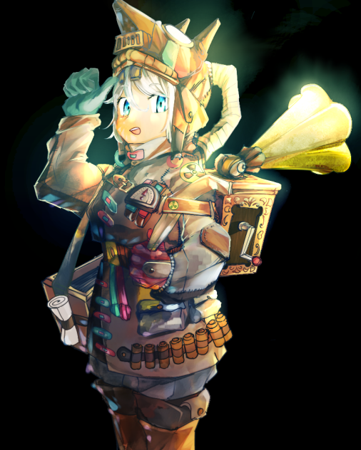 スチームパンクな大道芸人